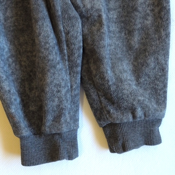 george basic gray fleece joggers pants 12-18 months baby unisex - Picture 2 of 5